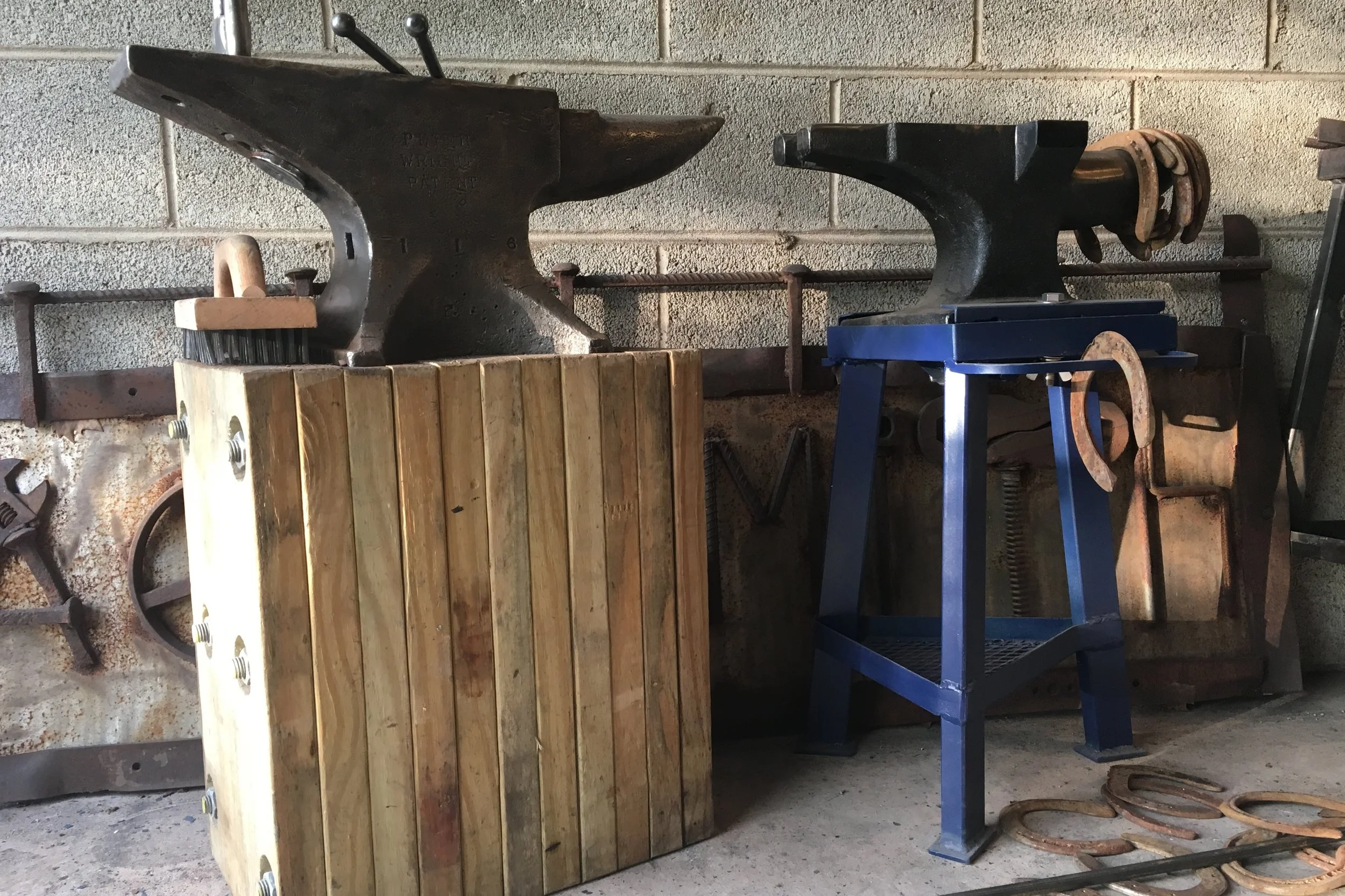 Custom Anvil Stands.