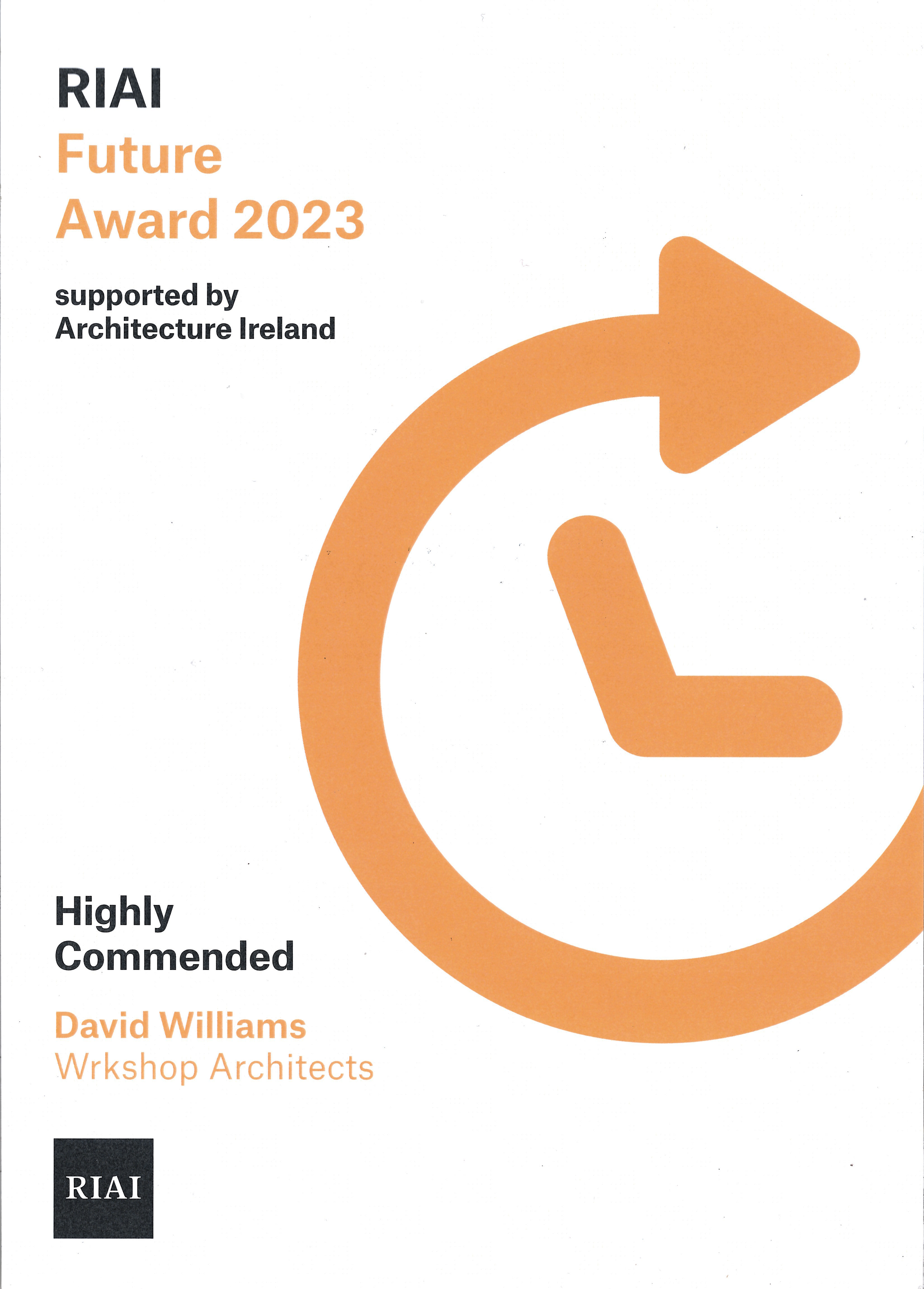 David Williams Architect RIAI Future Award