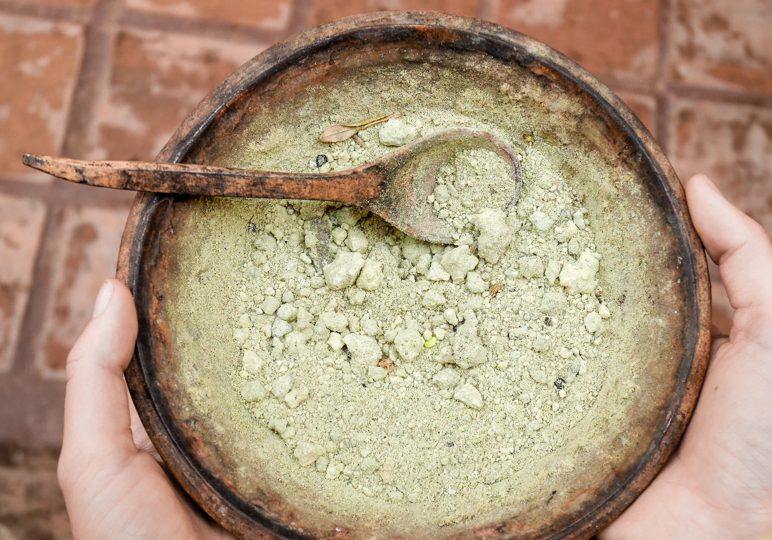   Dried plants and flowers are used to make the dyes that create these beautiful Andean textiles.  
