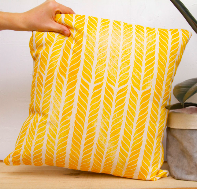 The block printed collection of unusual cushions are truly inspired by nature’s greatest forms whilst providing a modern twist to any corner of the home. Perfect for lounging on the sofa with, adding a little extra padding to casual dining benches o…