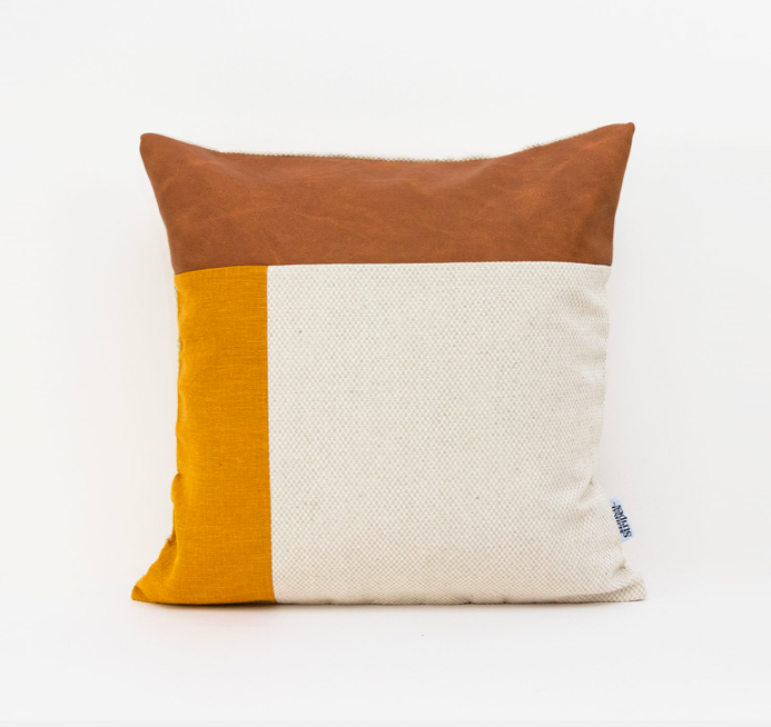 big yellow cushions