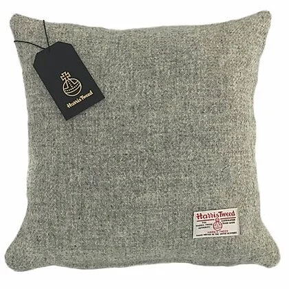 These grey cushion covers are made from Harris Tweed fabric on both sides with overlocked seams, hand finished with a concealed YKK zip along with the Harris Tweed orb label of authenticity.