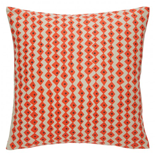 Habitat - Darcy Orange Cushion 