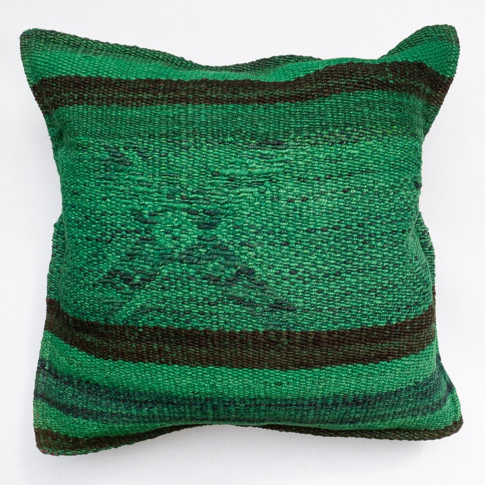 Woven Rosa - Pacha Cushion Green 