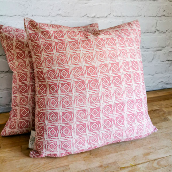 Millie and Rose Designs - PINK SCATTER CUSHION – ALIKA RASPBERRY