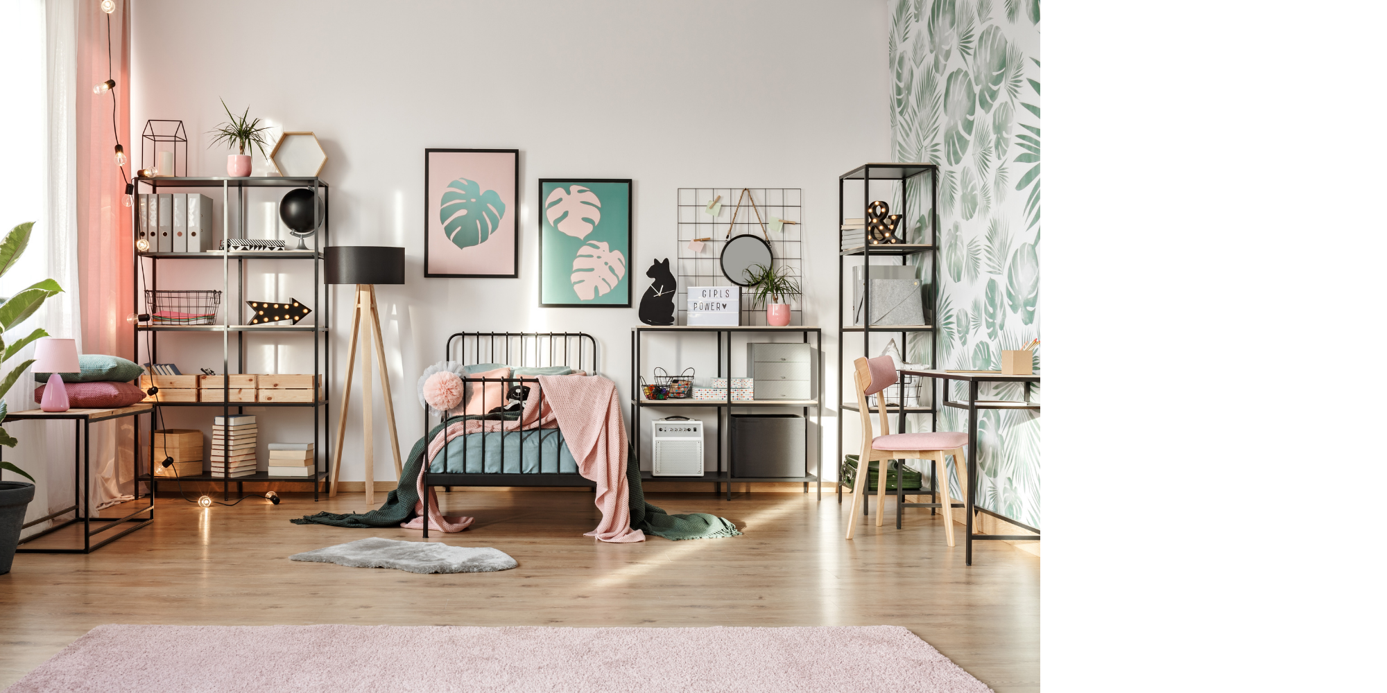 Pink Rugs | Woven Rosa | Green and Pink Rug