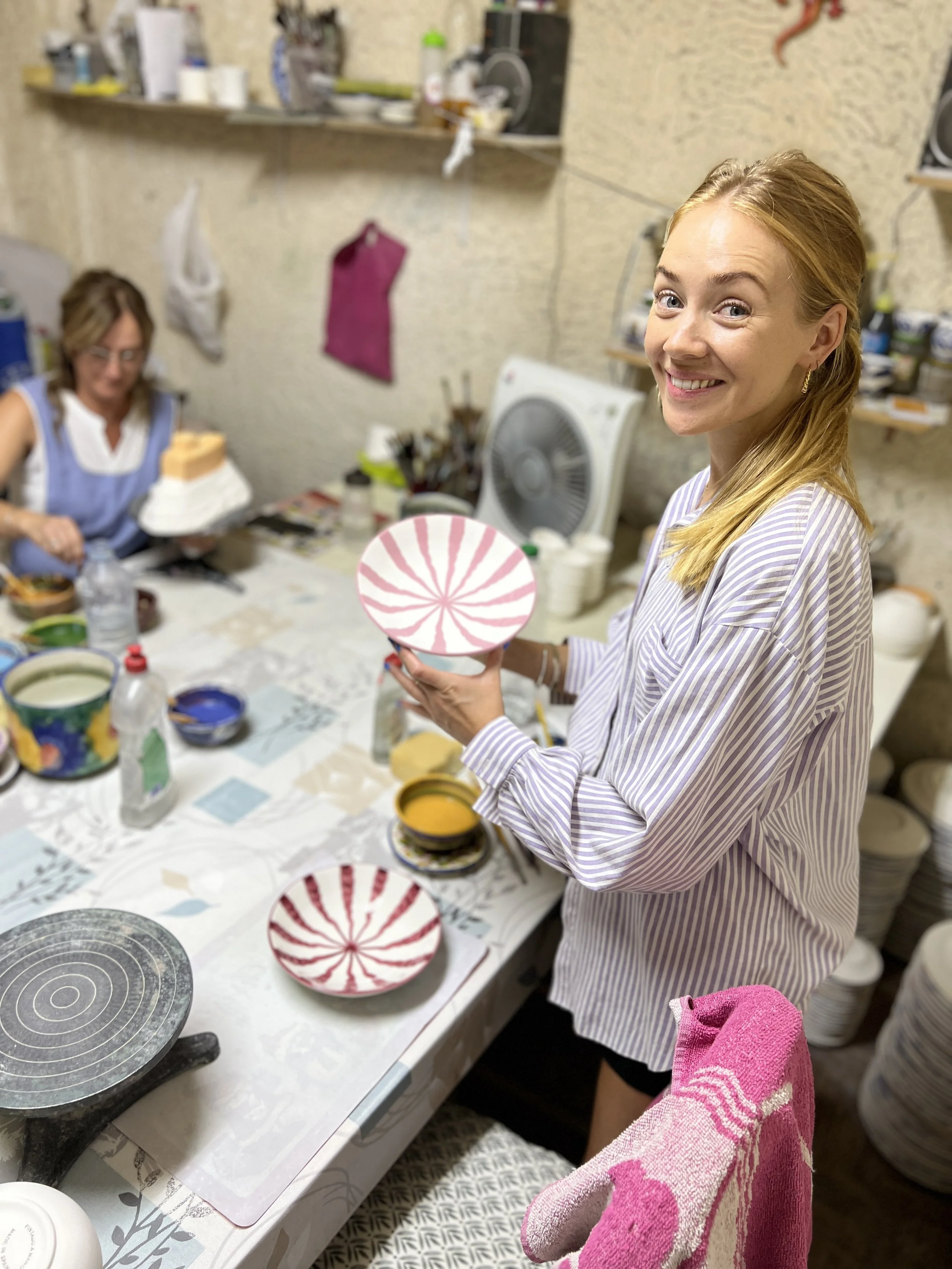 Seeing our pieces come to life in the workshop