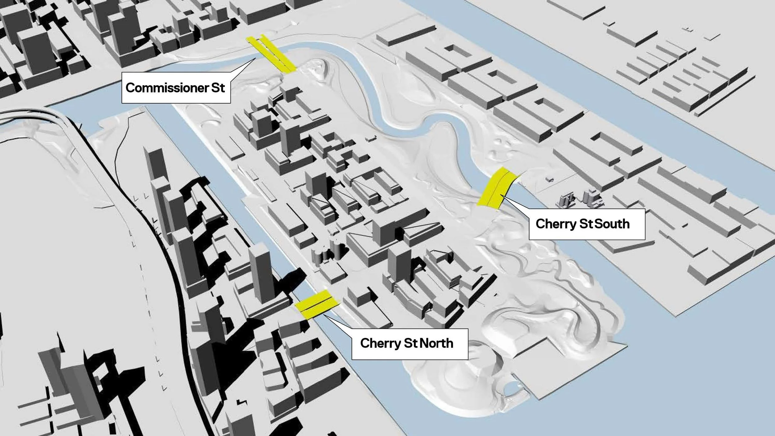 Port Lands Bridges