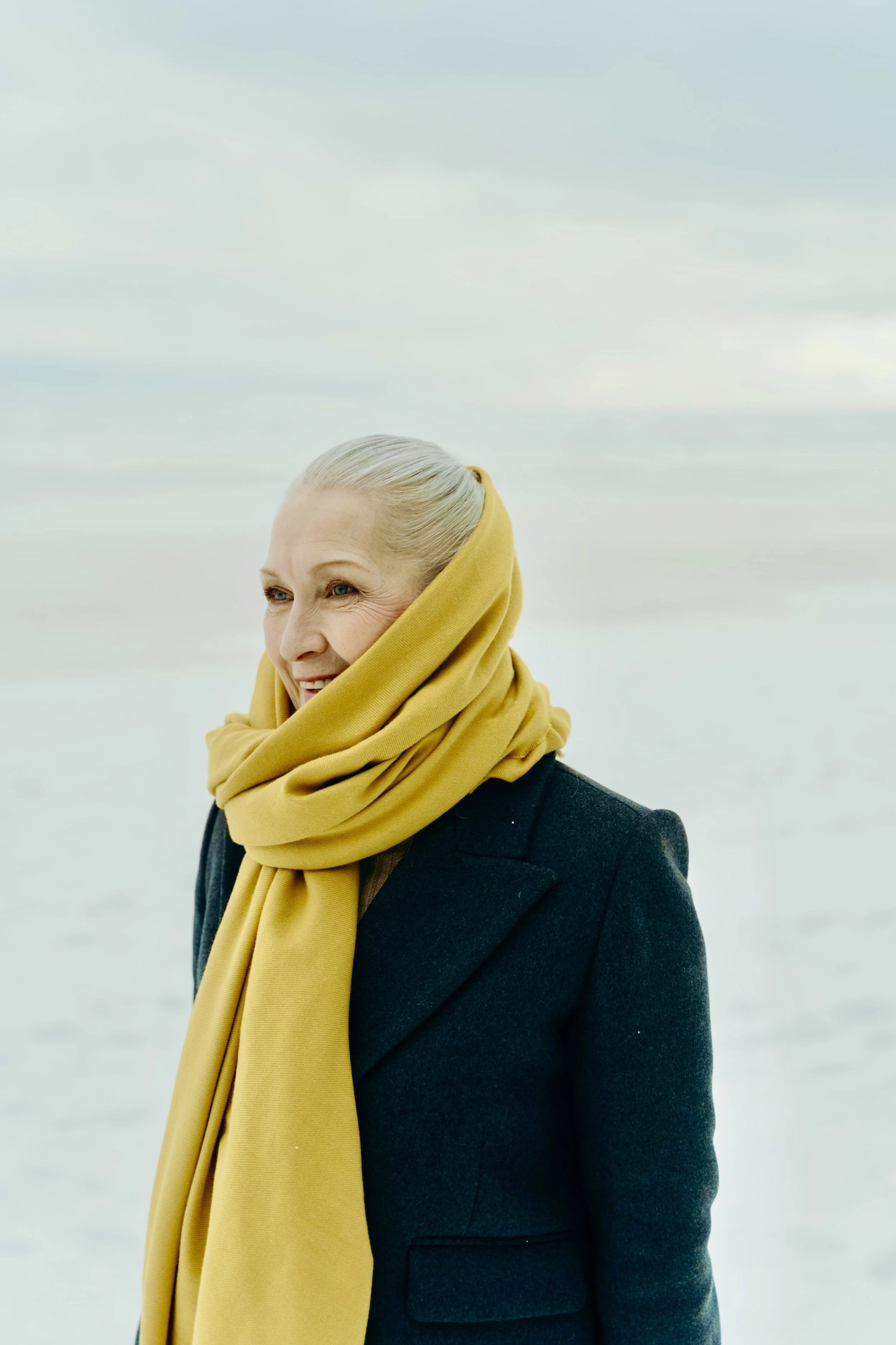5 Tips for Wearing Scarves If You're Over 60, According to Stylists