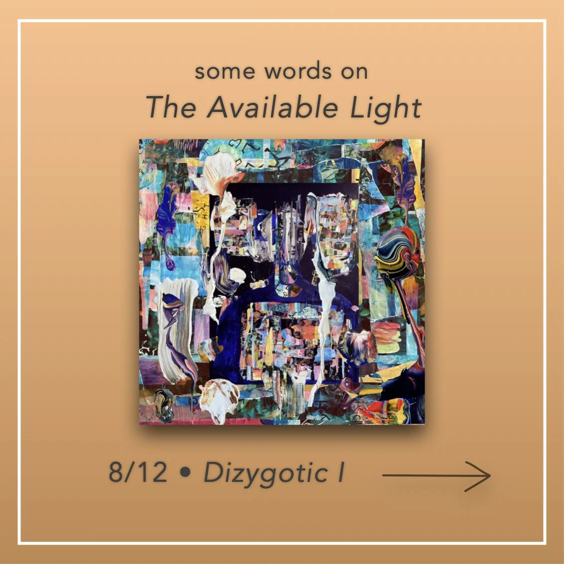 Some words on The Available Light - 8/12 • Dizygotic I