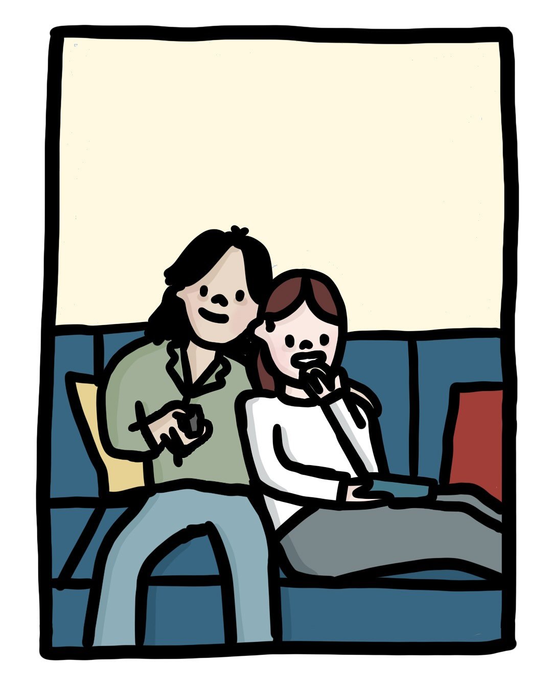 It&rsquo;s a win-win situation.
.
.
.
#comic #instacomics #wholesome #hopecore #couple #dailylife