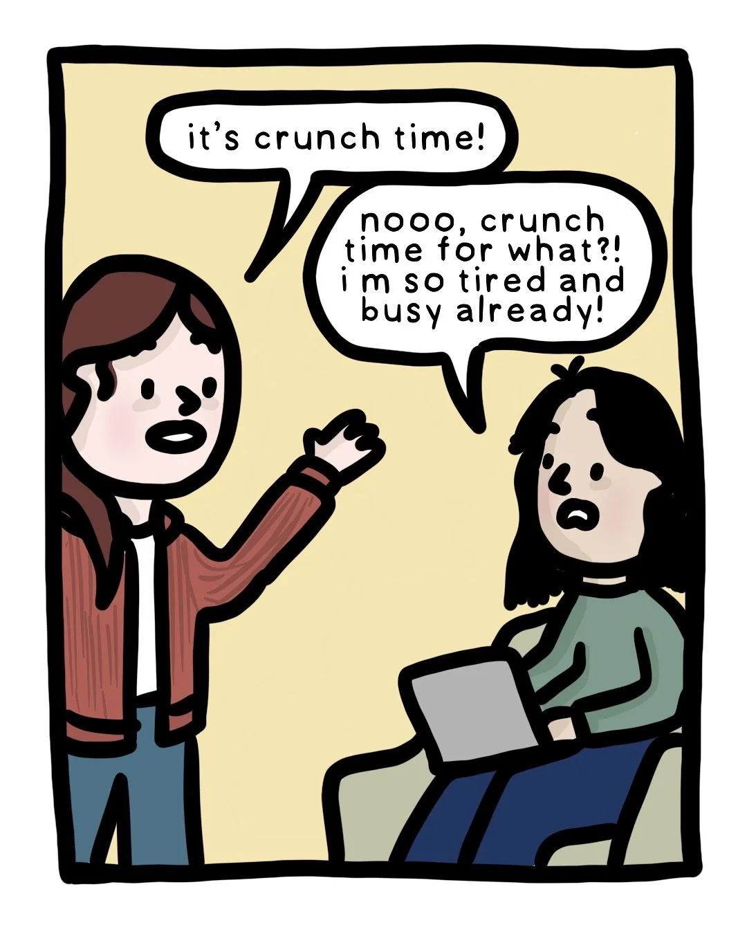 Cronch cronch cronch! 🍂 #comic