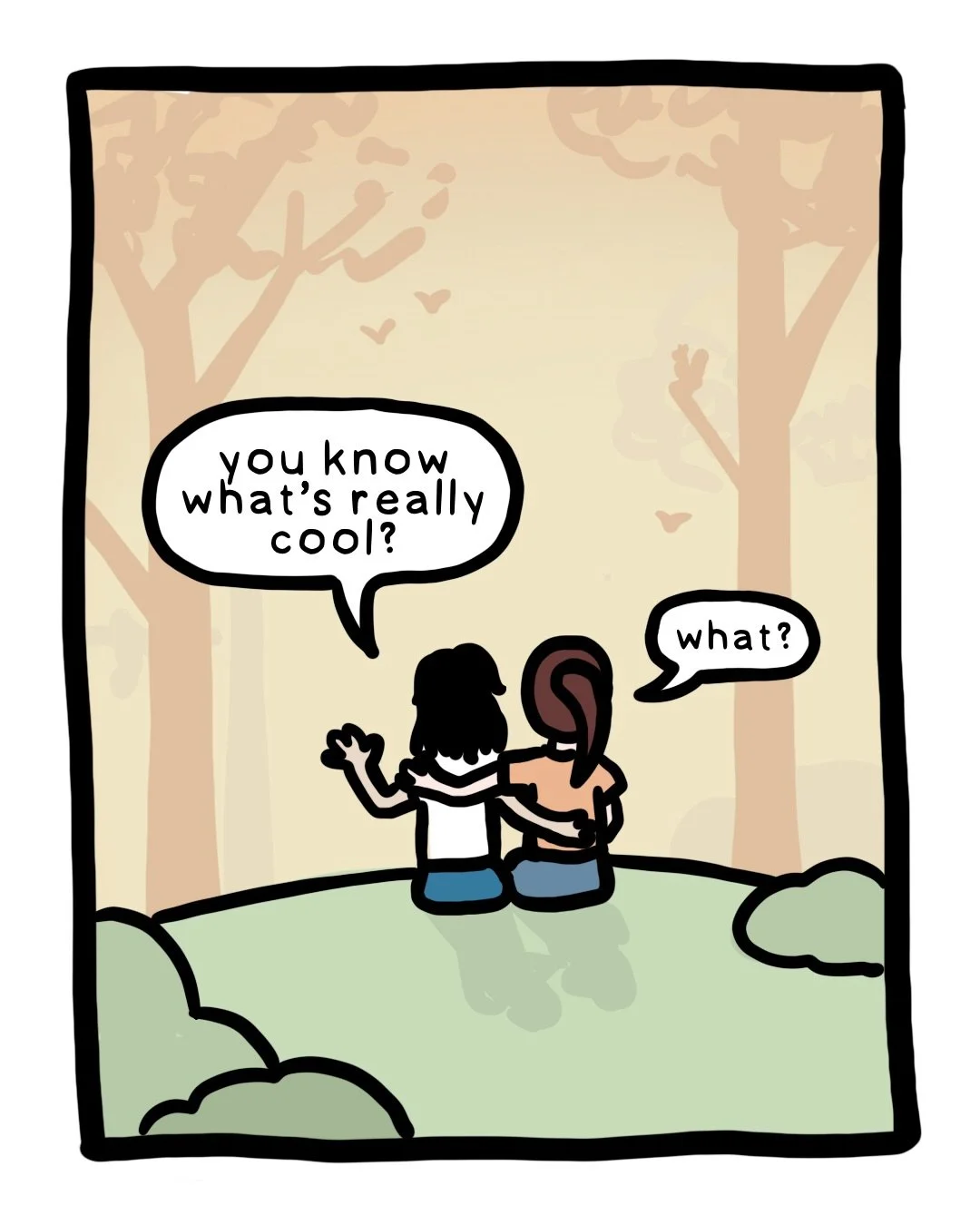 In this one and the next. I redrew one of my most popular comics for Valentine&rsquo;s week, making a few tweaks to the original. 💗 #comic