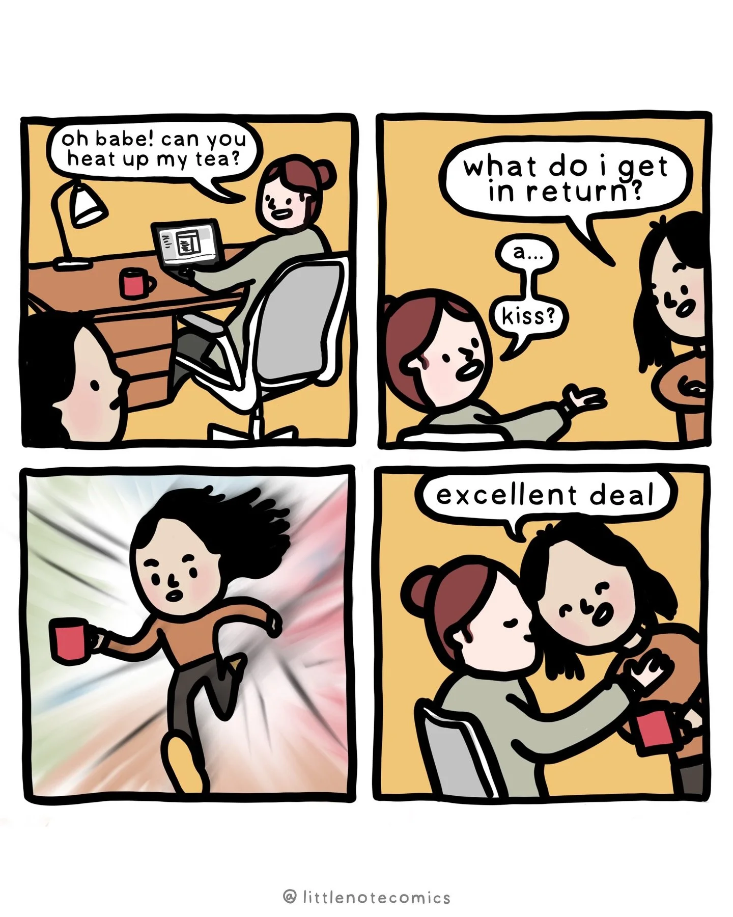 Some of the loveliest comics compiled for Feb 14! Tag your crush. 😘 #comic