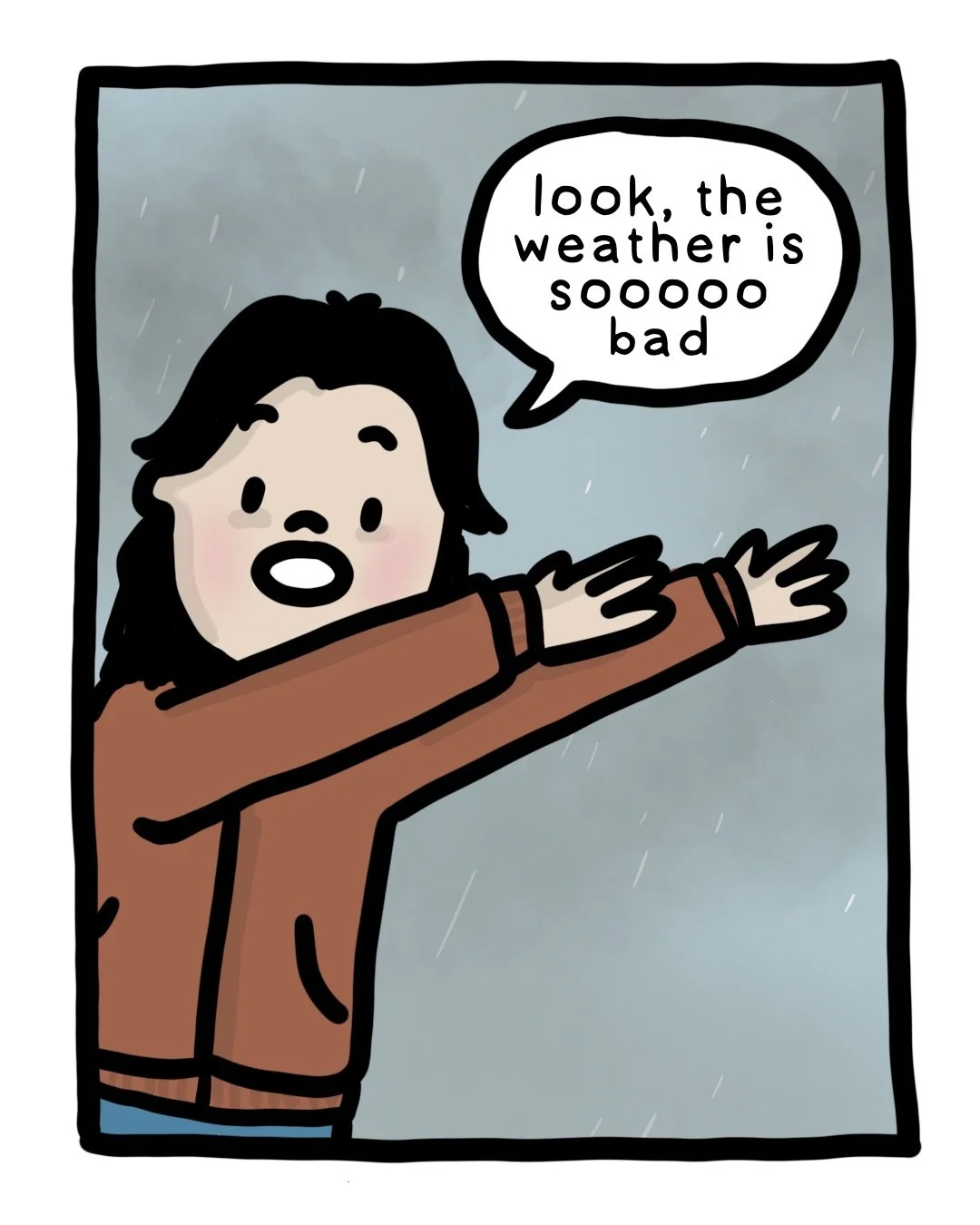 Please trust us, you do NOT want a walk. #comic
