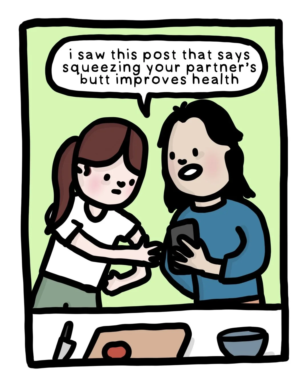 I conducted experiments and the science is real. The last slide has the clickbait post I saw. #comic