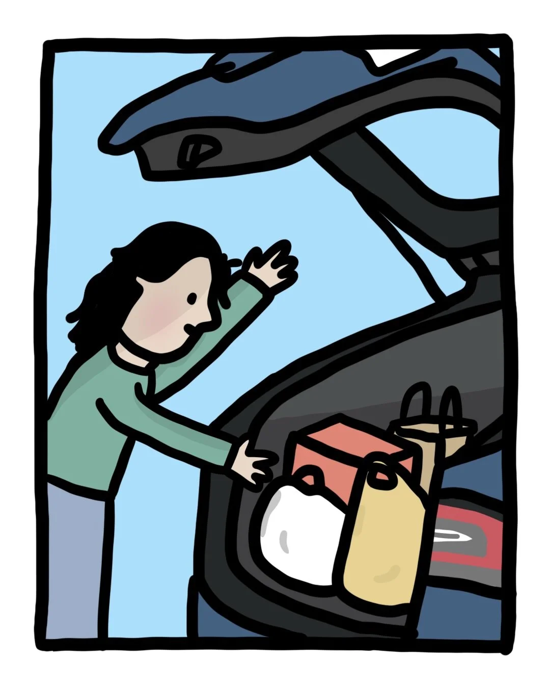 &ldquo;One trip or nothing&rdquo; is basically my life motto. I have an amazing piece of art from @ejnoodles that coined this phrase and hangs in our kitchen. I look at it daily and nod. #comic