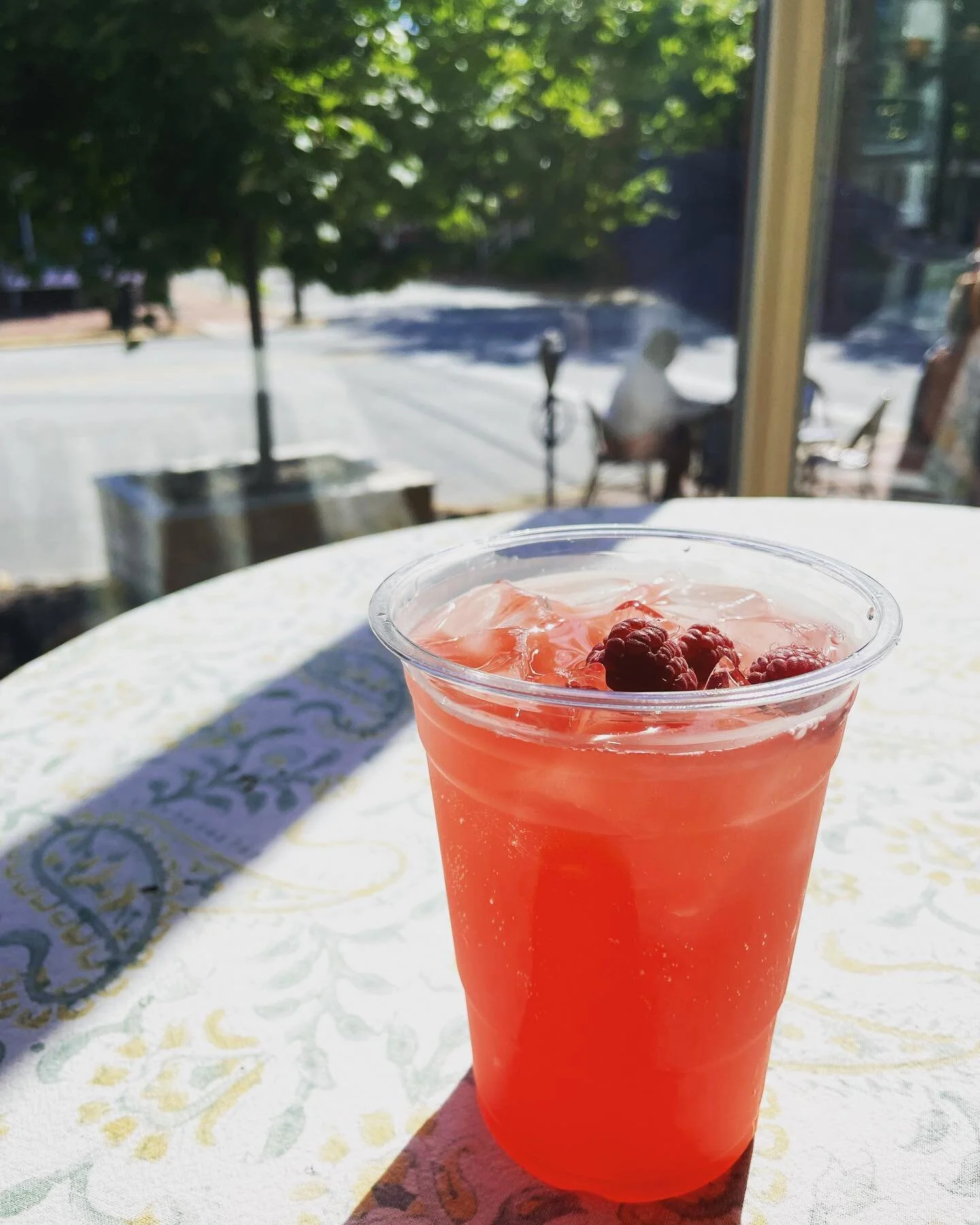 Summer is here! Come try our new Summer Spritzer - choose between blueberry or raspberry flavor. This spritzer has a splash of green tea for that extra flavor (and perfect amount of caffeine). Our syrups are ALWAYS made in-house with the best ingredi