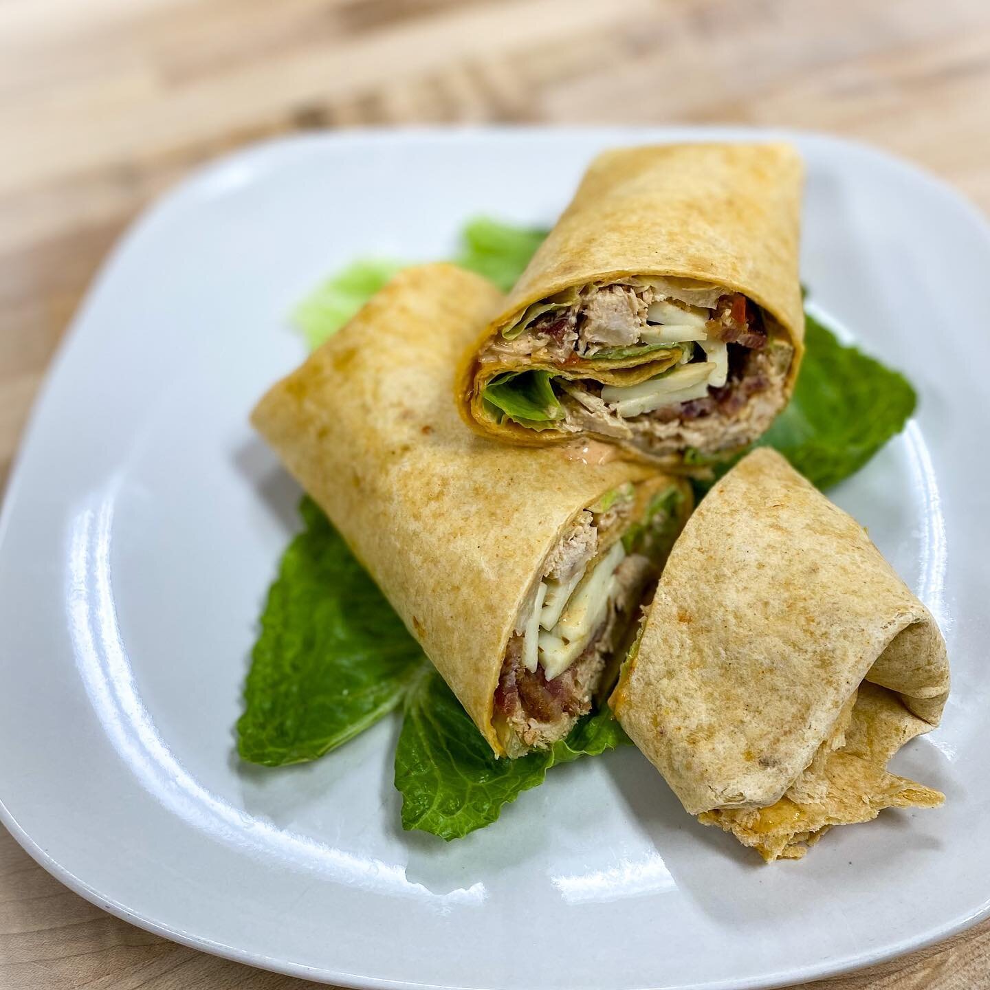 NEW! Chicken chipotle wrap is mmmm so good 😍☀️