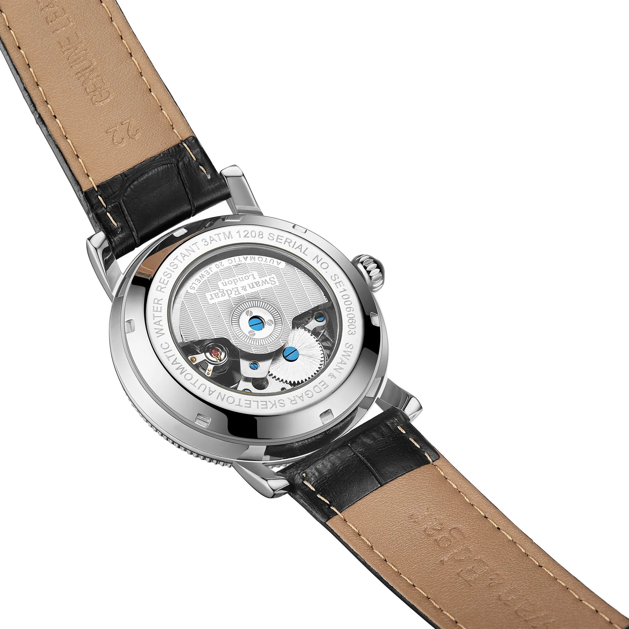Swan \u0026 Edgar Skeleton Automatic Steel 