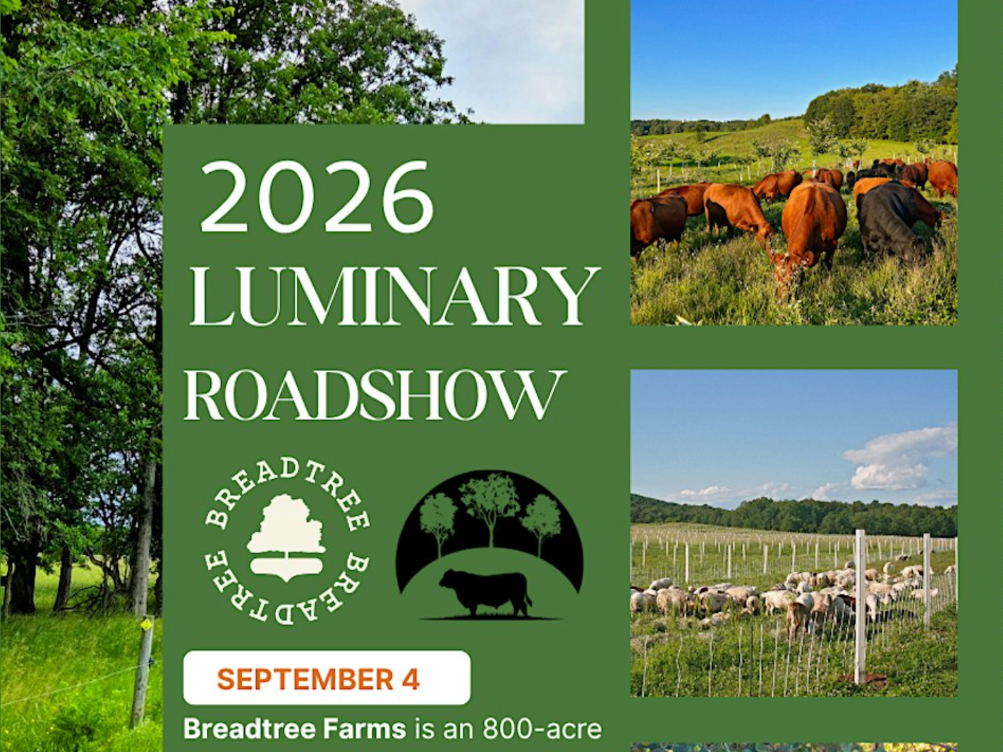 New England Grazing Network 2026 Luminary Roadshow with Trees for Graziers in New York