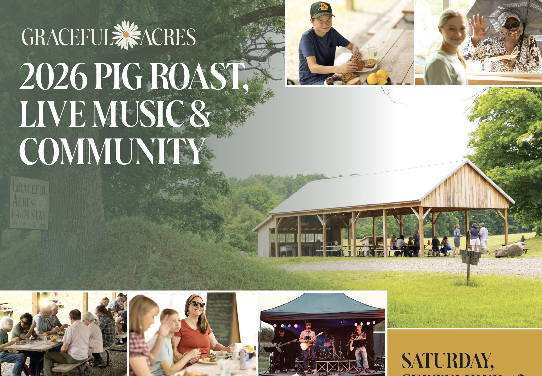First Annual Pig Roast at Otter Creek Farm