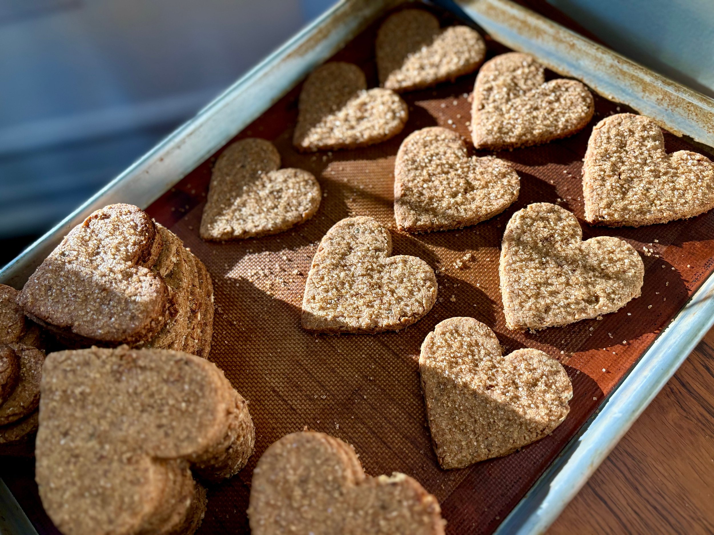 Chestnut Pretzel Biscuits