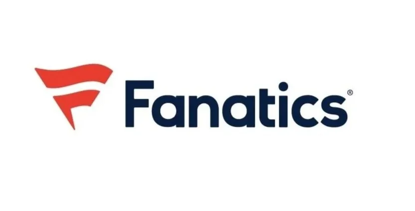 Where to shop Fabgating at fanatics. Fanatics logo with a red stylized 'F' and the word 'Fanatics' in navy blue text.