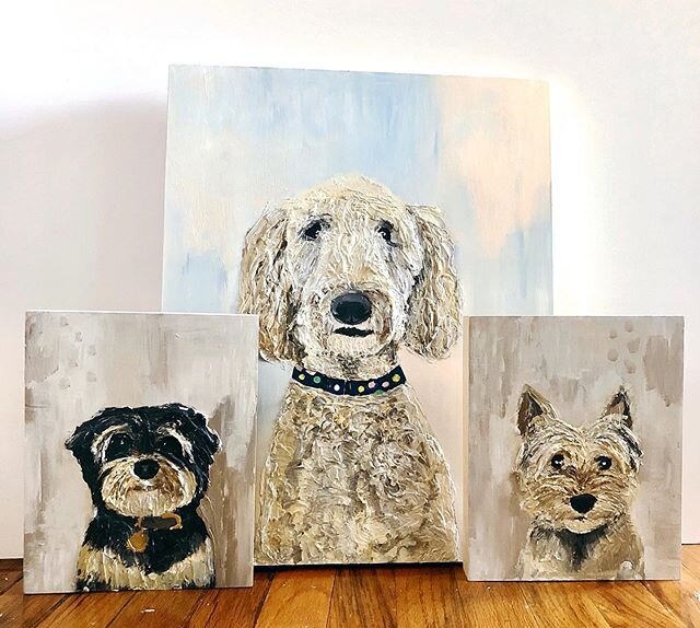 Managed to snag a 16&rdquo;x20&rdquo; wooden canvas, so here&rsquo;s my biggest pet portrait yet! (I do paint on regular canvases too for these, but wooden canvases take the win for the coolest sides 😍)
#letmepaintyourpet #gimmeallthefurbabies &mdas