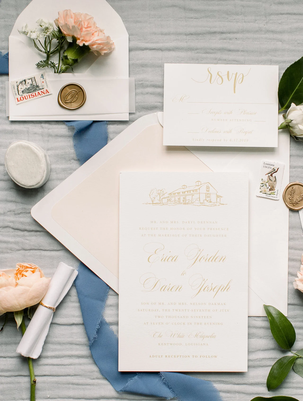 Erica &amp; Daren Four Piece Suite