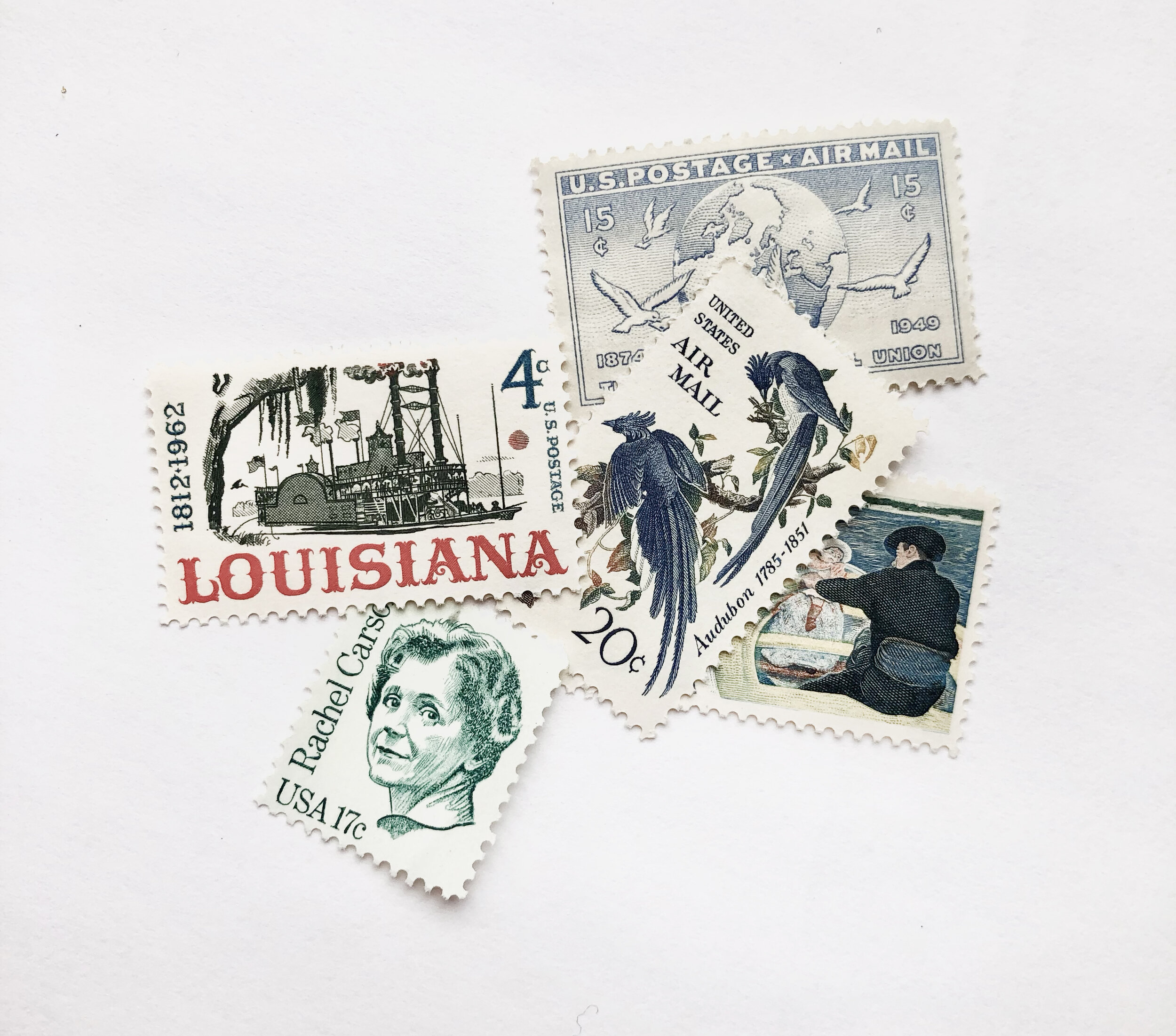 Vintage Stamps — Amber LeBlanc Studio