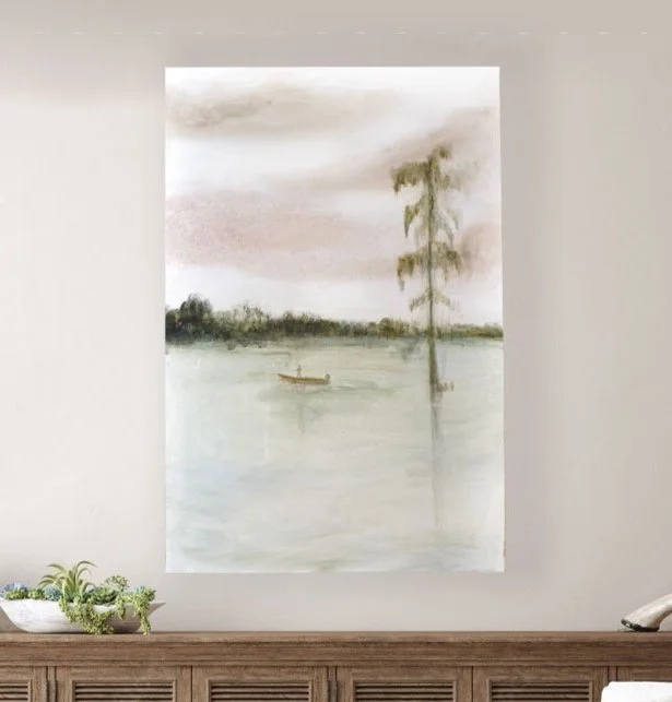 Let's Go Fishing, 24"x36"