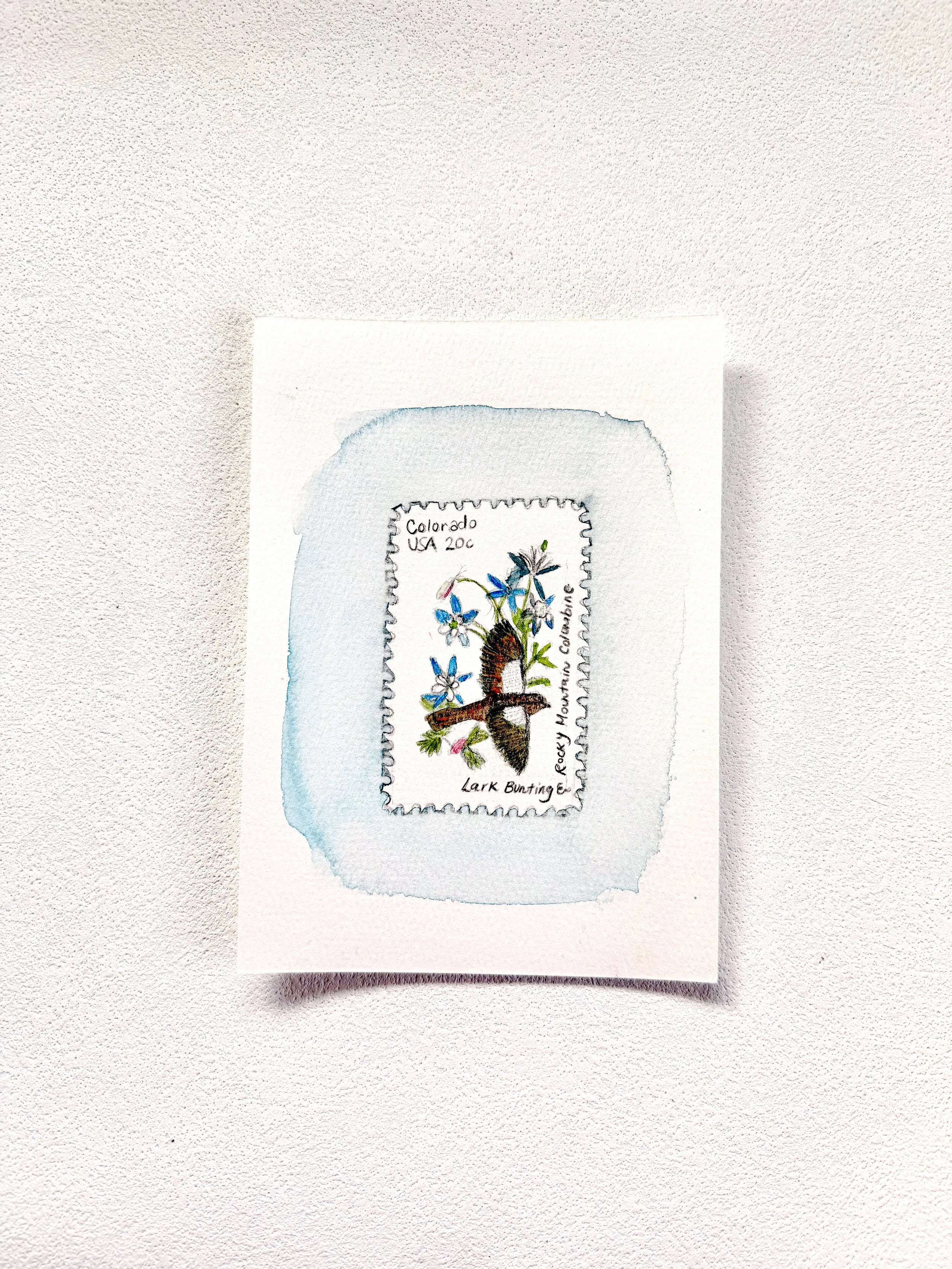 Vintage Stamp Colorado