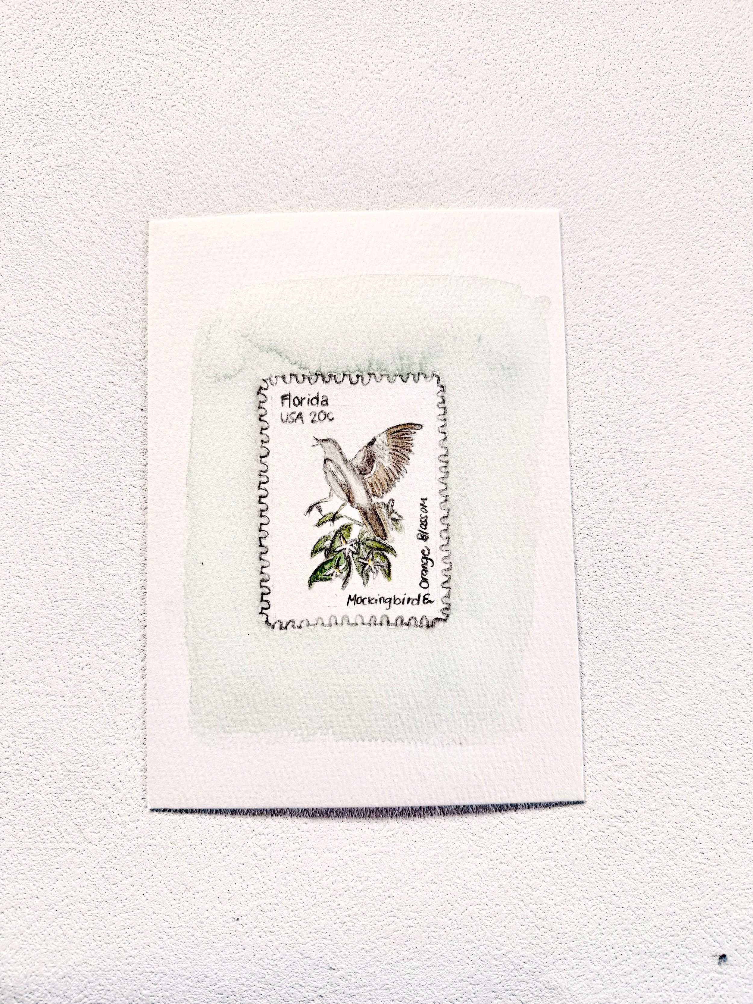 Vintage Stamp Florida