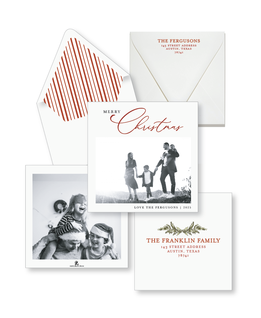 Merry Christmas Minimal Square Card