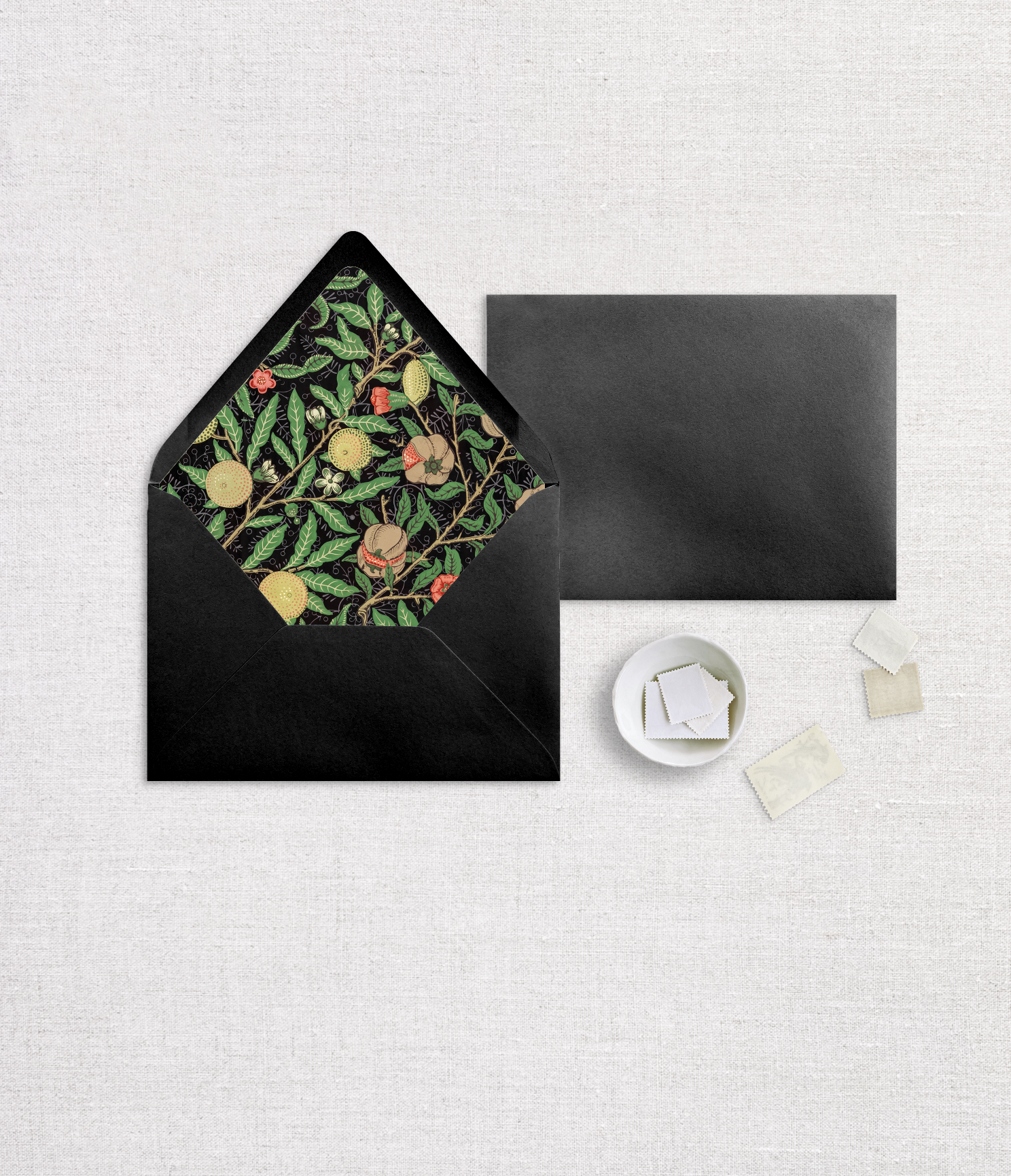 Art Fruit Pattern Envelope Liner, Set of 25