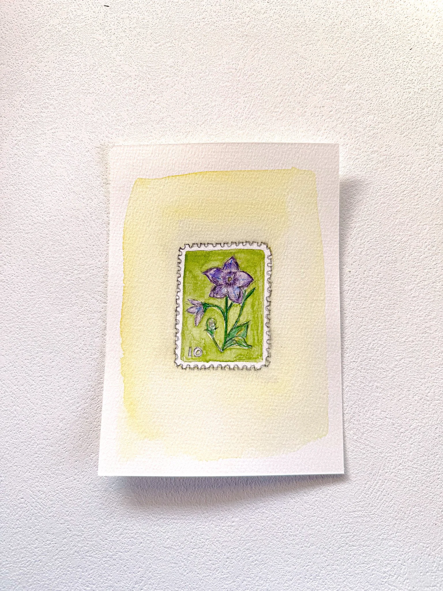 Vintage Stamp Floral 08