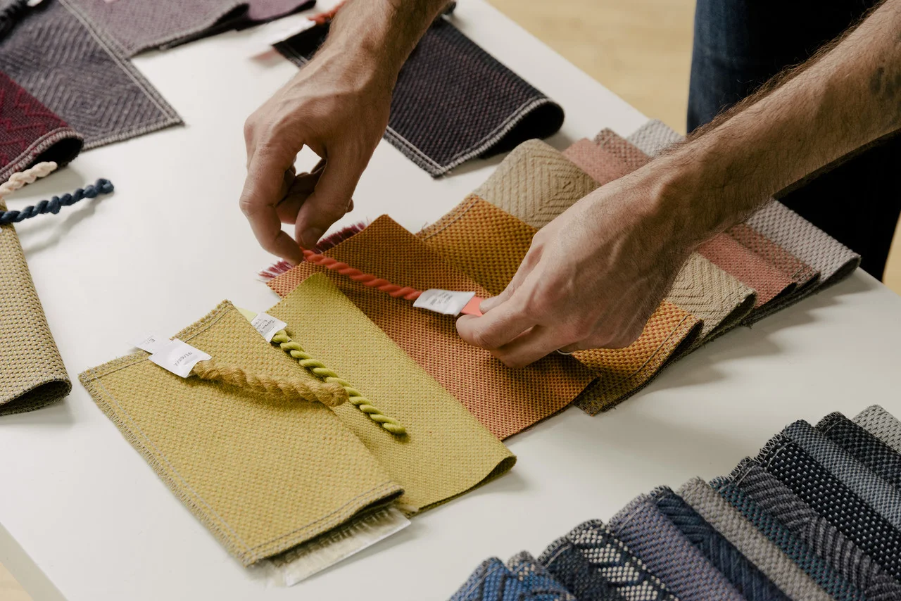 Geiger Textiles Resca JOSEPH WHITE for GEIGER TEXTILES — love good color