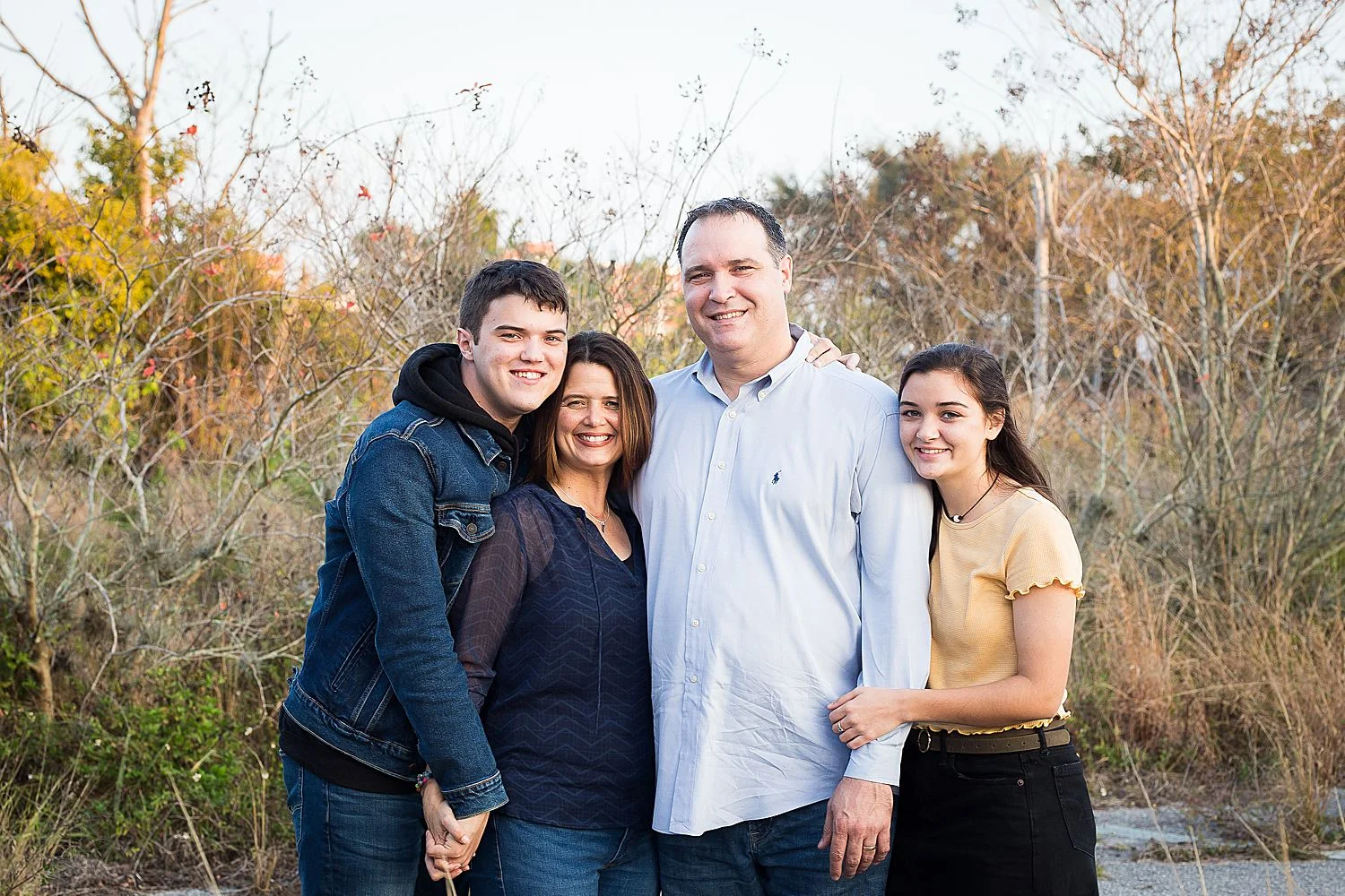 The Conrad Family during Lawson’s Senior Session
