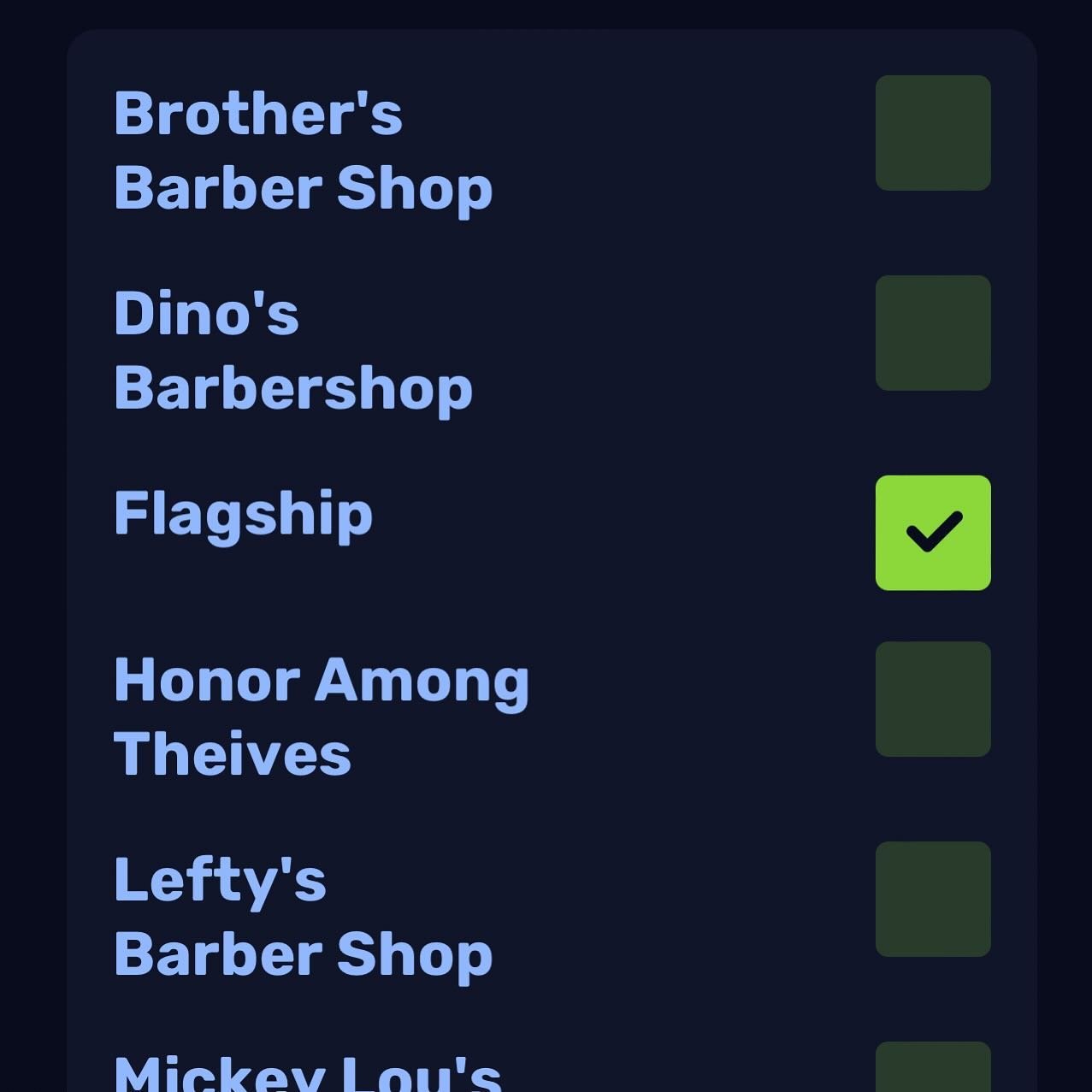 We&rsquo;re still in the running for best barbershop in San Diego! Don&rsquo;t forget to vote. The link is on our website at flagshipbarbershop.com
.
Thank you so much to everyone who&rsquo;s been voting. We appreciate you all.