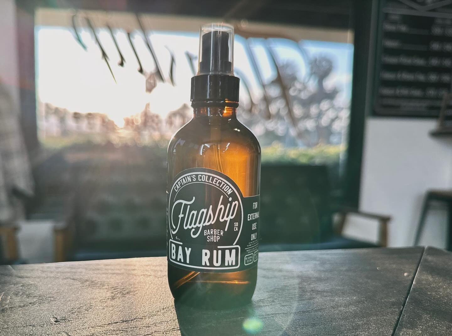 We&rsquo;ve got you covered for aftershave. If you like that little bit of  spice on your neck at the end of the haircut, You can snag your own bottle at the shop or online anytime.