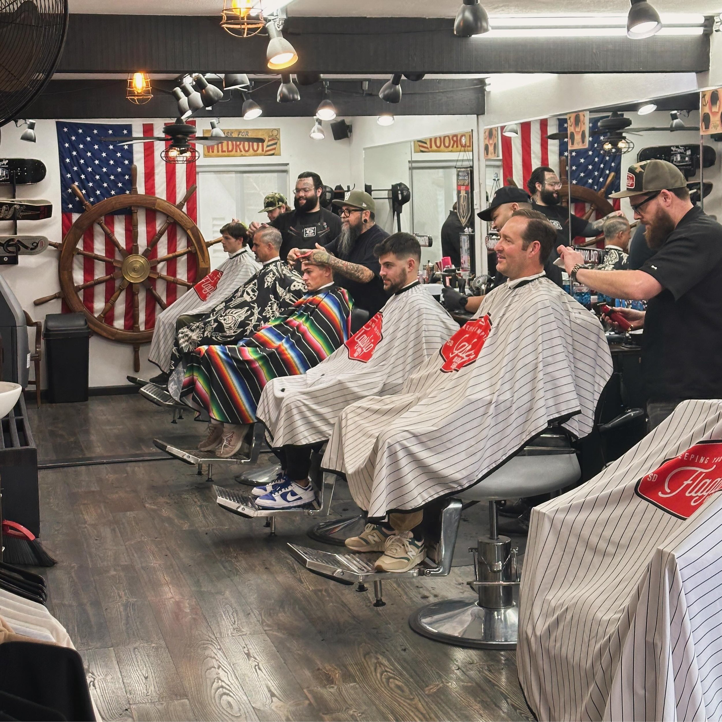 The boys are back at it today 10-7&hellip;
.
Book an appointment anytime with the link in our bio @flagshipbarbershop