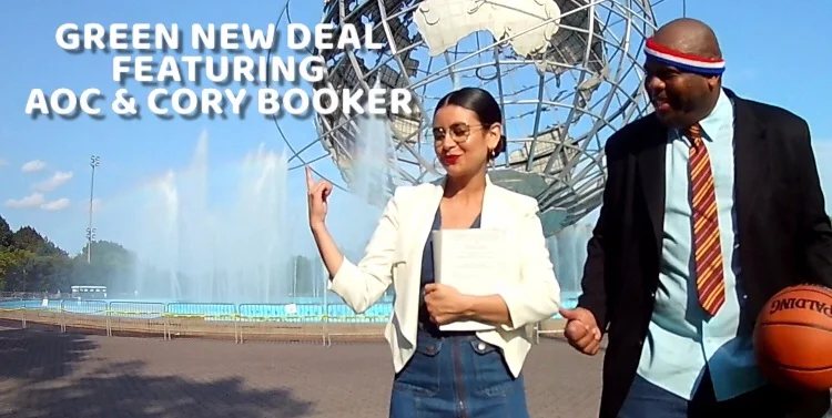 Green New Deal featuring Alexandria Ocasio-Cortez & Cory Booker