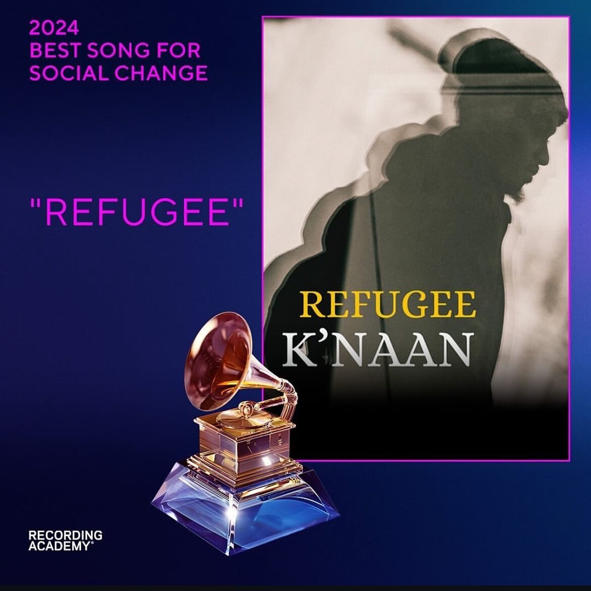 What a way to start the year! We just got word that K&rsquo;Naan&rsquo;s track &ldquo;Refugee&rdquo; has been awarded a special merit Grammy Award 🏆 The track was recorded at The Cutting Room last year by our staff engineer Sloan Welsch. Congratulat