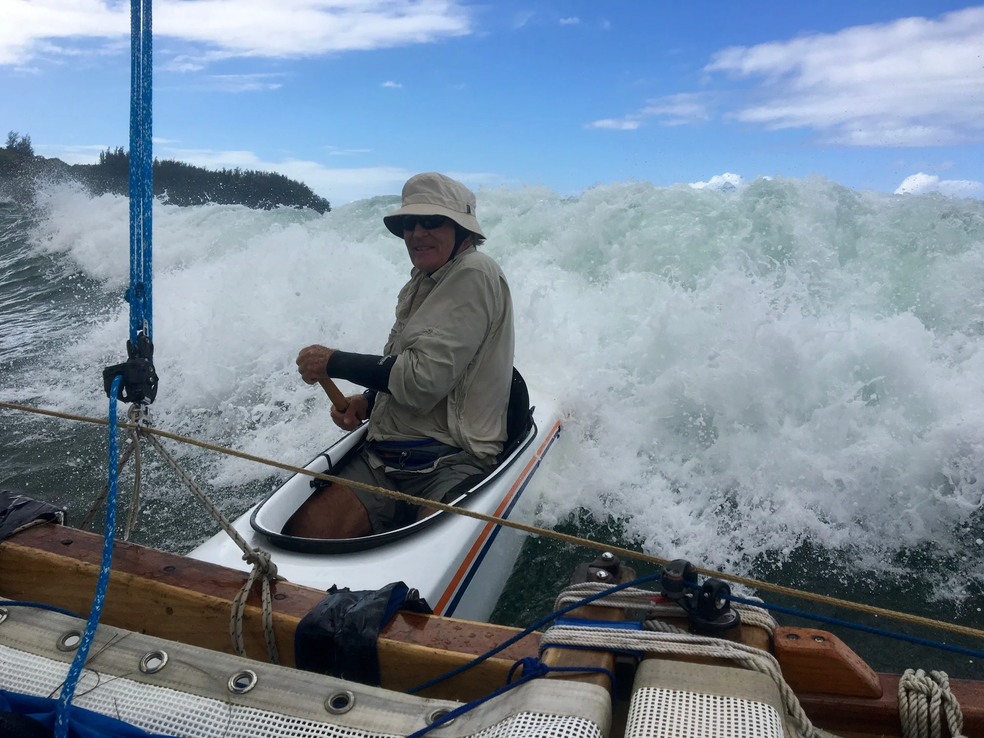 Nick Beck sail surfing