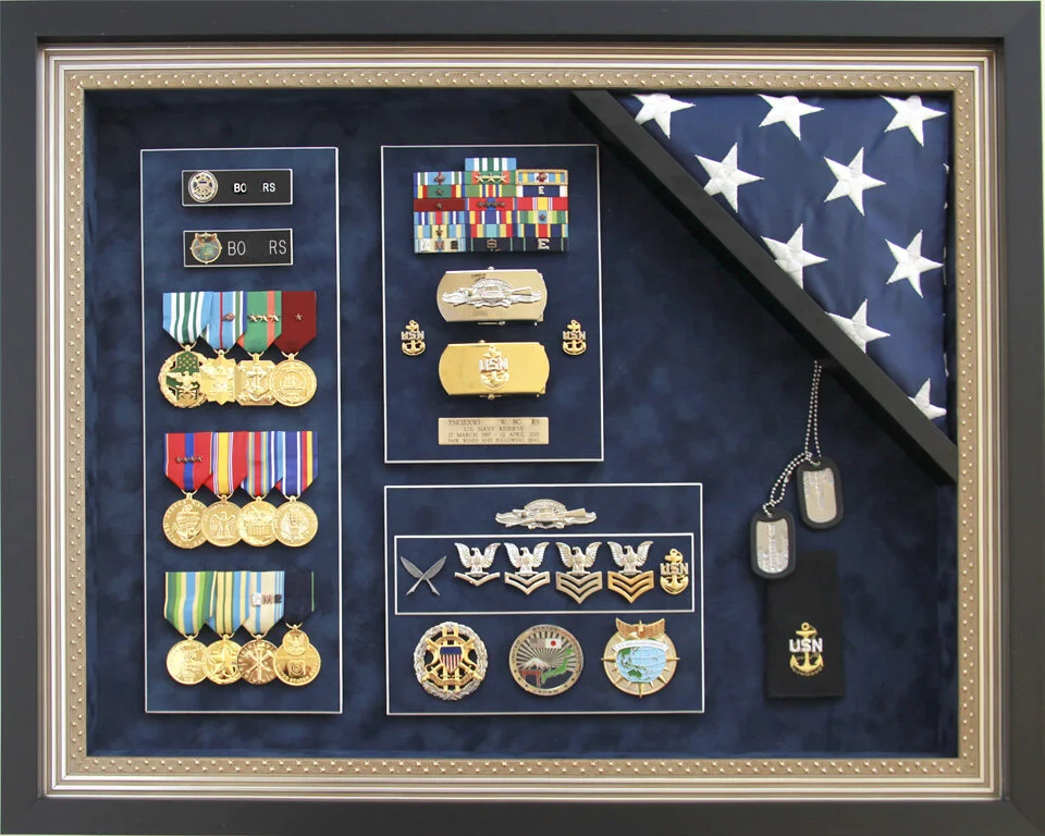 Military Shadow Boxes — Masters House Custom Picture Framing