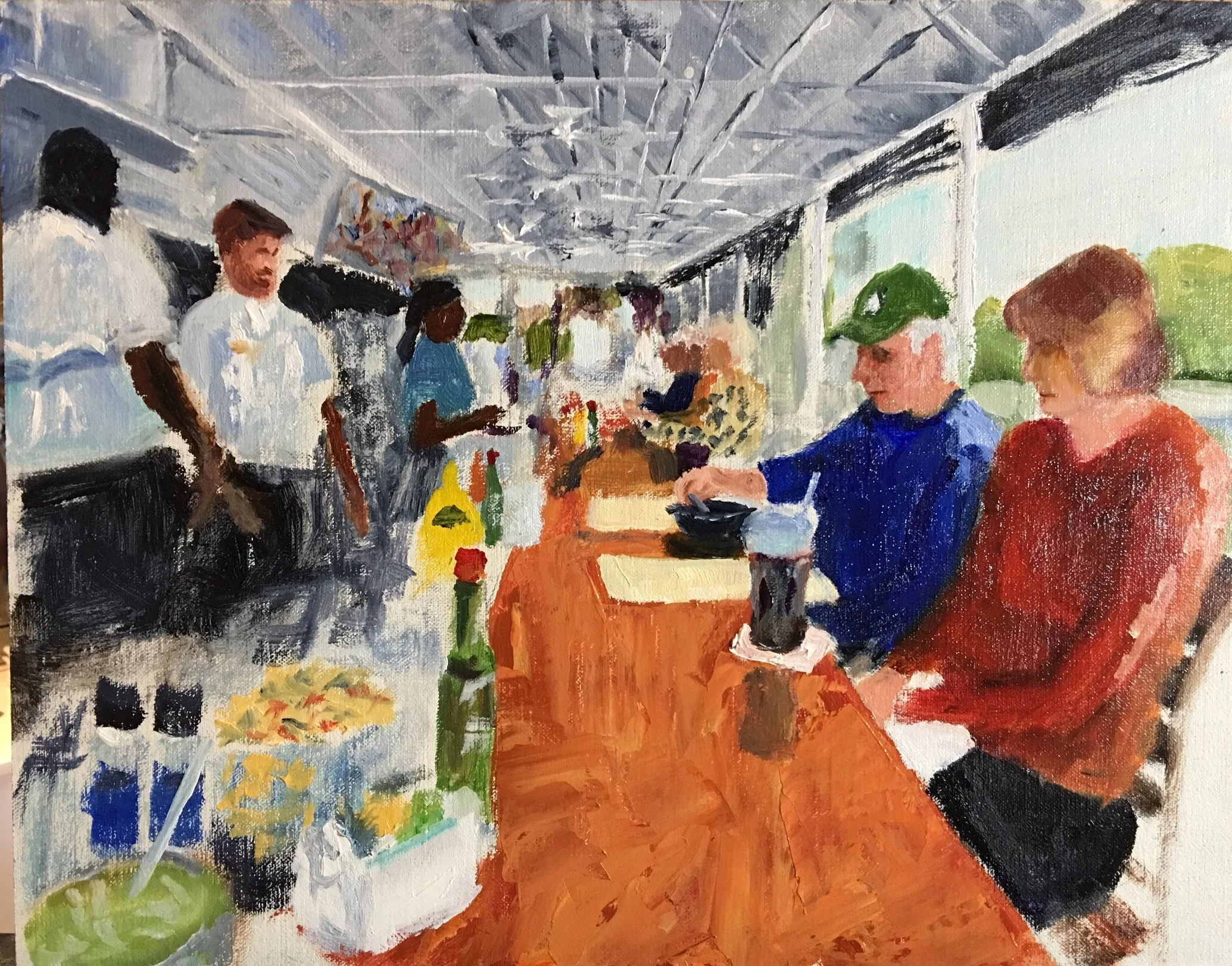 Afternoon at the Raw Bar