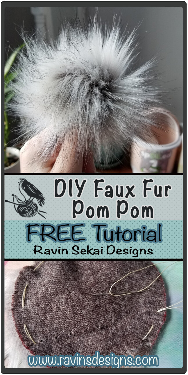 How to Make Faux Fur Pom Poms