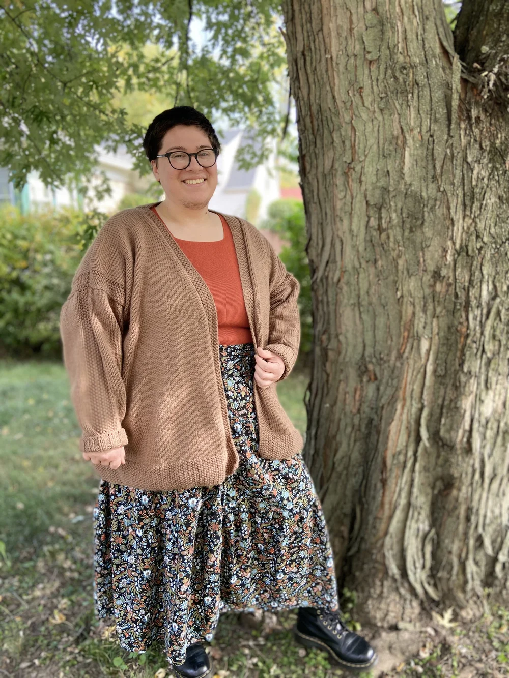 Wren - 3XL with +12" ease -  Caron One Pound