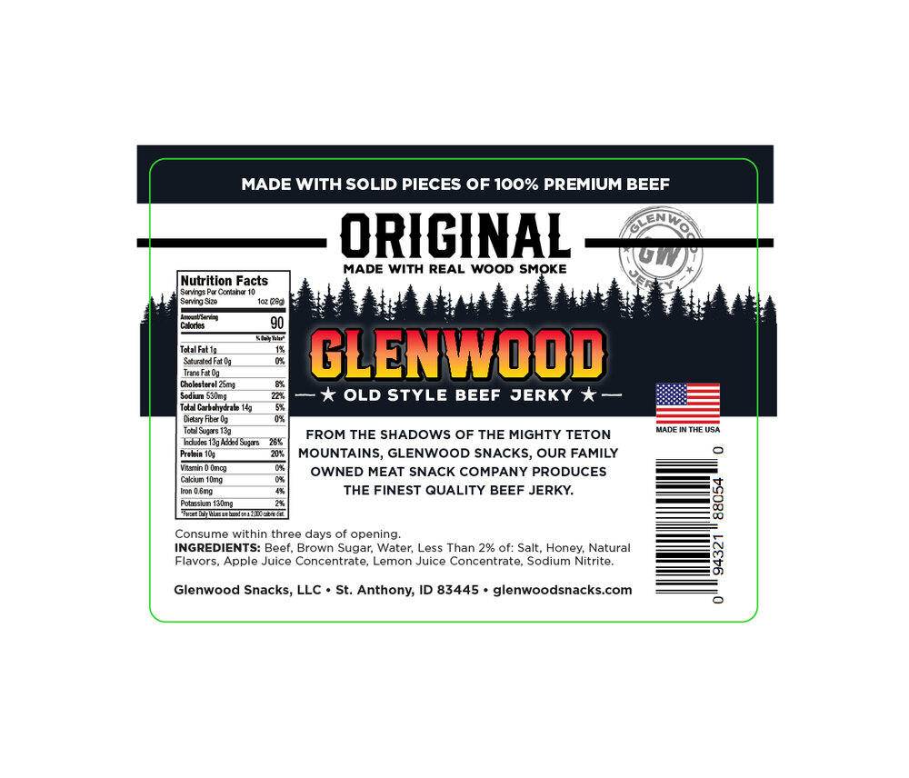 Original Meat Sticks (24 Count) — Glenwood Snacks